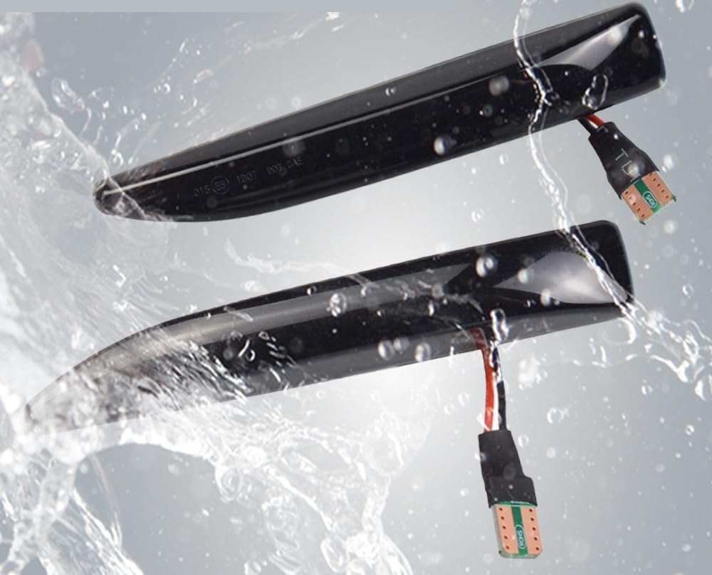 Auto Seite Rückspiegel Blinker Licht für BMW 7 Series E65 E66 E67 E68 2001-2005 2006 2007 2008 Autoseite Anzeigeleuchte Spiegelblinker Außenspiegel Blinker Zubehör Auto-Rückspiegel-Blinker