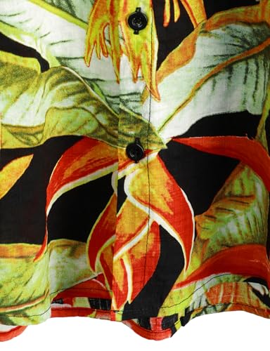 Image of VATPAVE Mens Casual Hawaiian Floral Shirts Short Sleeve Button Down Tropical Shirts Beach Summer Shirts