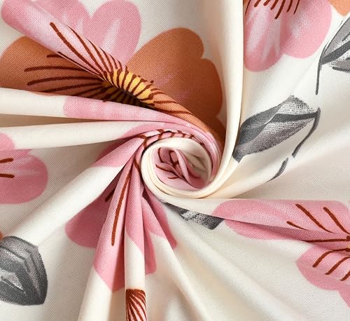 Image of Cotton Diwan Set Covers |8 Pieces Diwan Cover Set|300 TC Fabric| Pure Cotton Printed Deewan Set (1 Single Bedsheet, 2 Bolster Covers, 5 Cushion Covers)|Orange Petals |SZDS 025