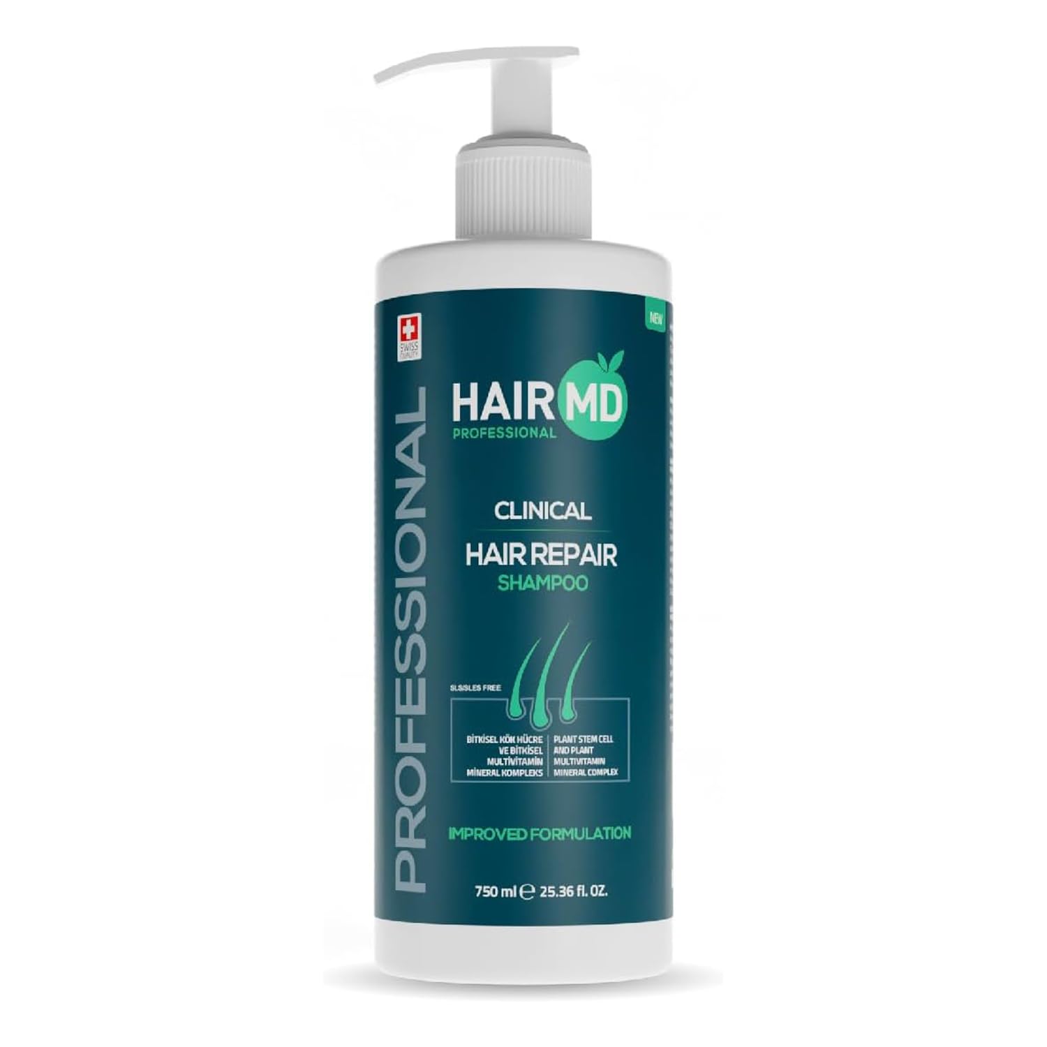 HairMD Klinisches Haarreparatur-Shampoo 750 ml
