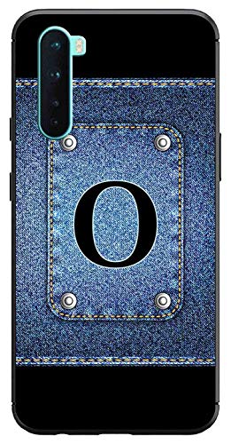 Image of Amazon Brand - Solimo Designer Button Jeans Alphabet-O Printed Soft & Flexible Hybrid Back Case Mobile Cover for OnePlus Nord
