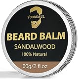 Beard Balm Conditioner for Men, Hydrates, Smooths, Adds Shine & Tames Flyaway Hair, Natural Organic