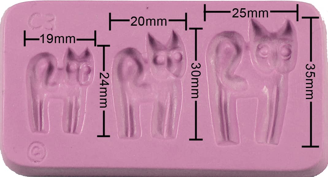 Fleximold Silicon PushMold, "Standing Cat"