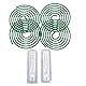 Räucherspirale Citronella – Jede Spule hält 5–7 Stunden – geeignet für Outdoor-Camping, Terrasse, Wandern usw. (2er-Pack enthält 48 Spulen und 2 Spulenständer)
