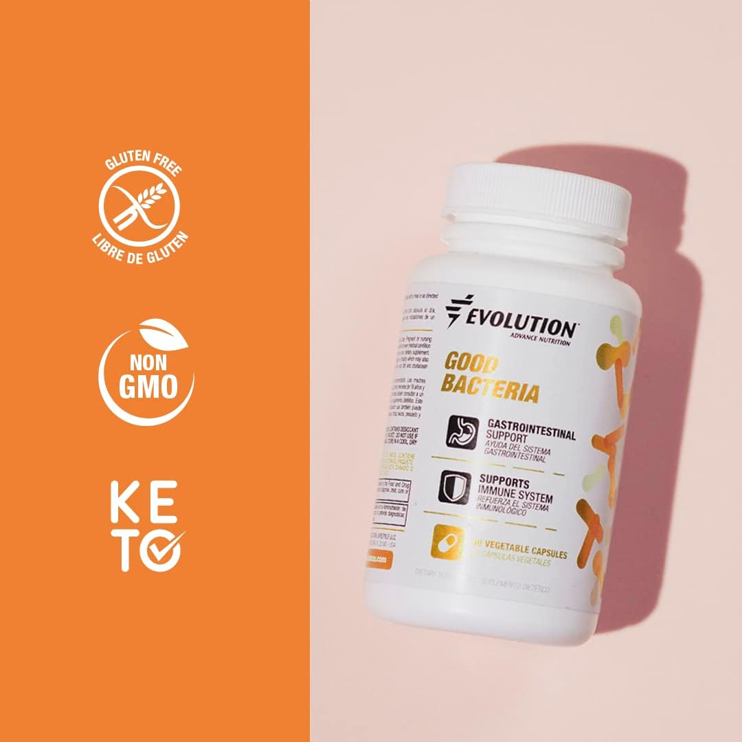 Evolution Advance Nutrition Pro Daily Probiotic – Natural Fiber That Supports Immune and Digestive Health (30 Capsules)