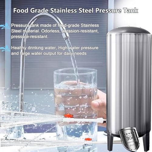 Serbatoio dell'acqua pressurizzato, in acciaio inox con conservazione del calore, ideale per parchi, agricoltura, scuole e case