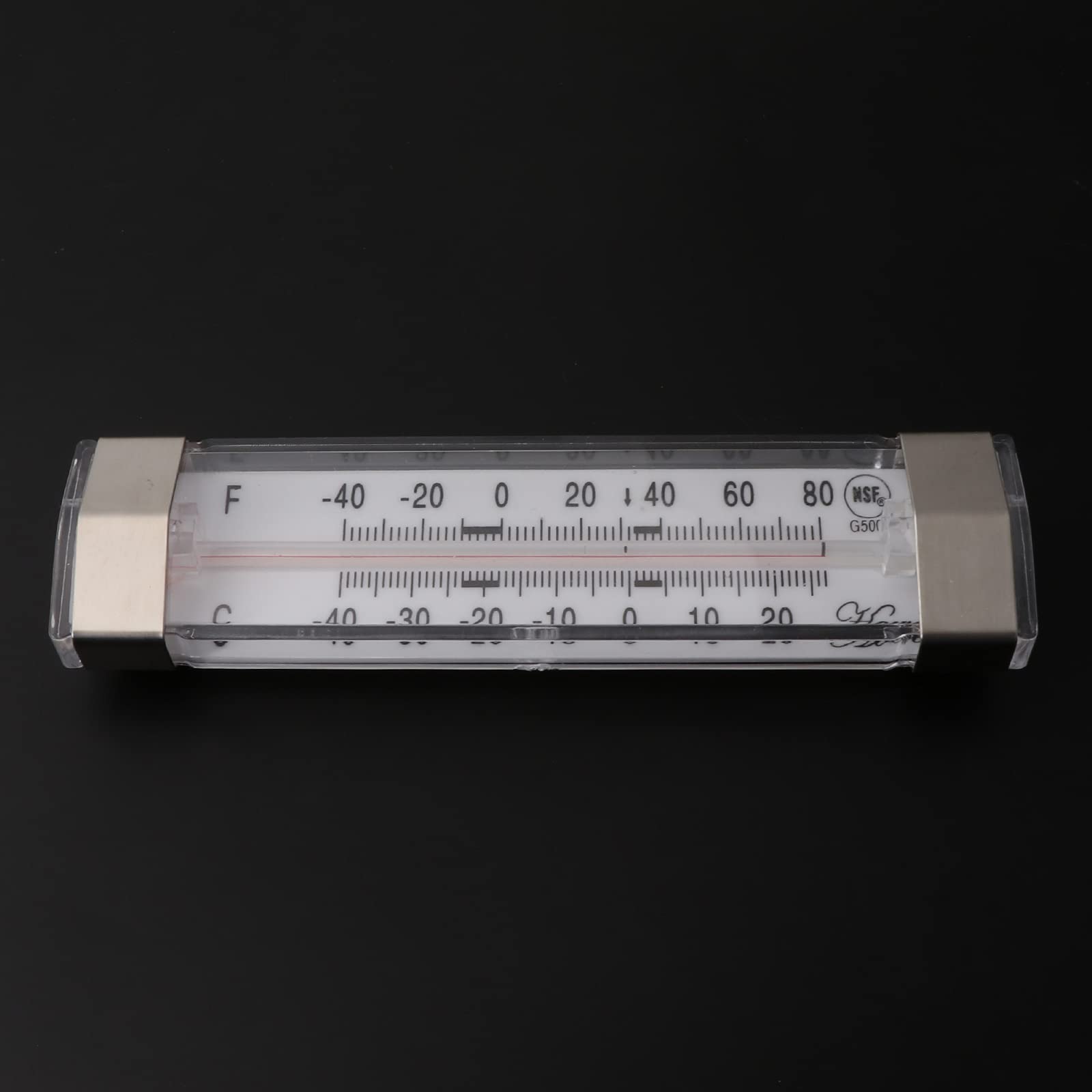 hokojix Large l Kitchen Refrigerator/Freezer Kitchen Thermometer Plastic Stainless Steel Made Measure -40~27°C/-20~80°F
