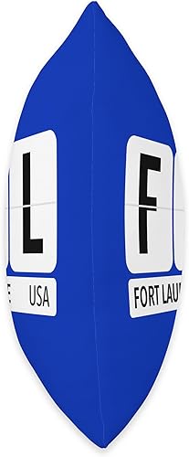 Miniatura 2 de Airport Code Flip Board Tees FLL Fort Lauderdale FL USA Travel Souvenir - Almohada con texto negro, 18 x 18 pulgadas, multicolor