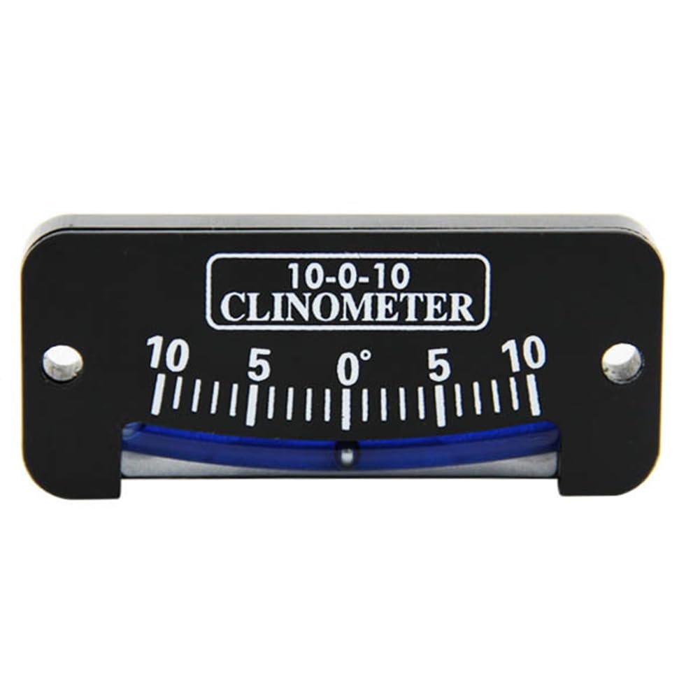 Aundhegrtt As Shown Compact Abs Inclinometer For Trail Hiking, Sailing, And Safety With Dual Scales