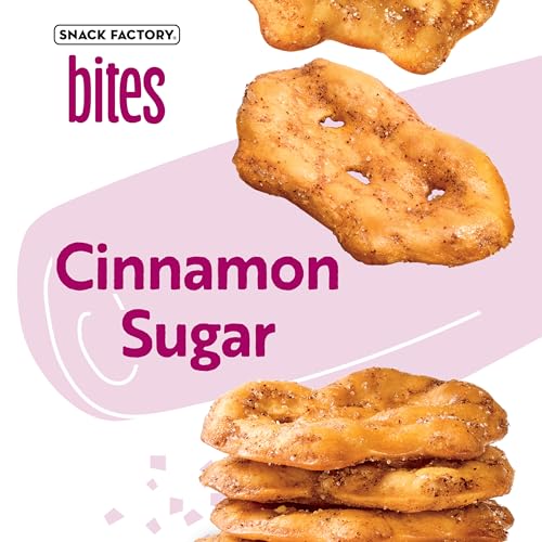 Image of Snack Factory Cinnamon Sugar Pretzels, 9 Oz Bag (Pack of 2)