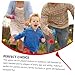BESPORTBLE 4set Wooden Egg and Spoon Race Game Outdoor Training Tool for Boy Girl and Adults Balance Coordination Fun Design for Parties and Picnics
