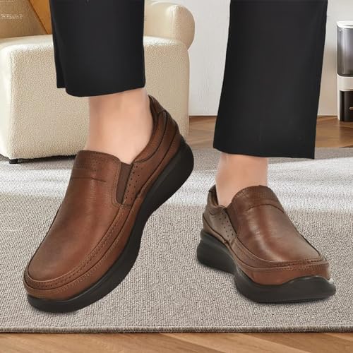 Men's Casual Dress Loafers,Comfortable Slip on Shoes for Men,Lightweight Walking Shoes for Office Driving,Mocassins Pour Homme - Image 3