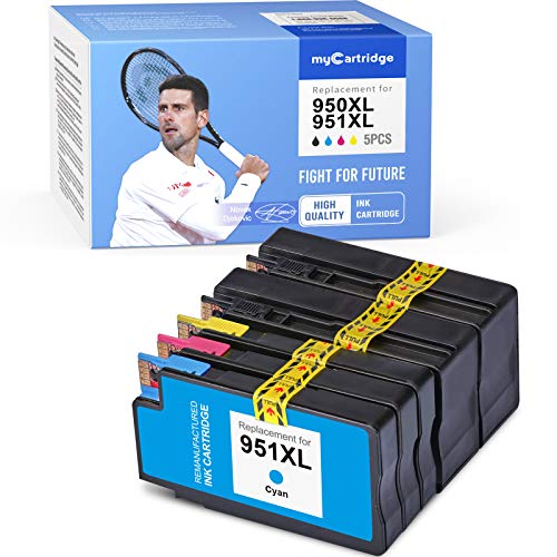 myCartridge Compatible Ink Cartridge Replacement for HP 950XL ( Black, Cyan, Yellow, Magenta , 5 pk )