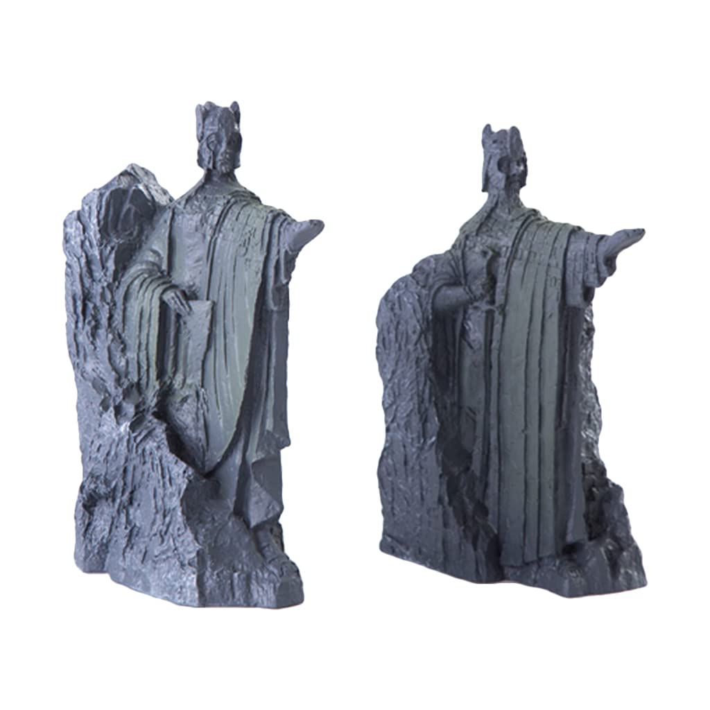1 Pair Resin Book Ends Art Sculptures Retro Bookends for Book Shelves Ends for Home Shelf Holder Stand Holder for Display