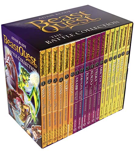 beast quest paperback - Beast Quest The Battle Collection 18 Books Series 4 - 6 Box Set by Adam Blade