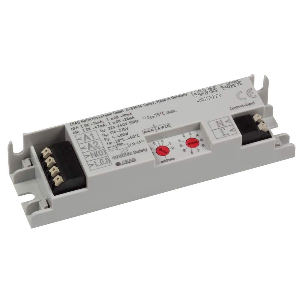 Notlichtsysteme Jednostka monitorująca V-CG-SE 4-400 W 176-250 V 4-400 W urządzenie monitorujące zasilanie awaryjne lampy 4012539331643