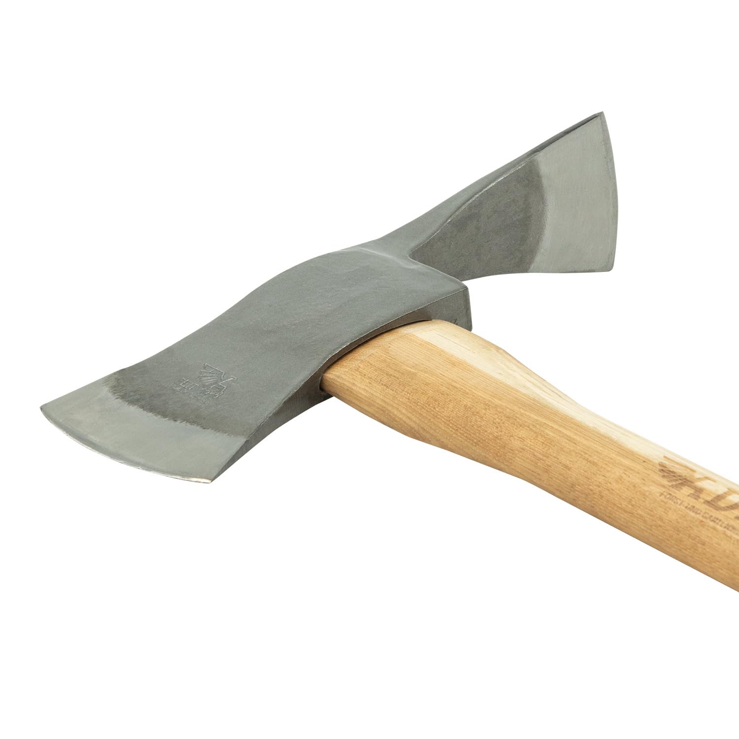 ADLER Pulaski Feuerwehr-Axt aus C60 Stahl – Kombi-Hacke mit geradem Holzstiel (60 cm / 70 cm) – 2-in-1 Axt und Hacke für Holzarbeiten, Garten, Camp & Trail (rot/schwarz, 60 cm)