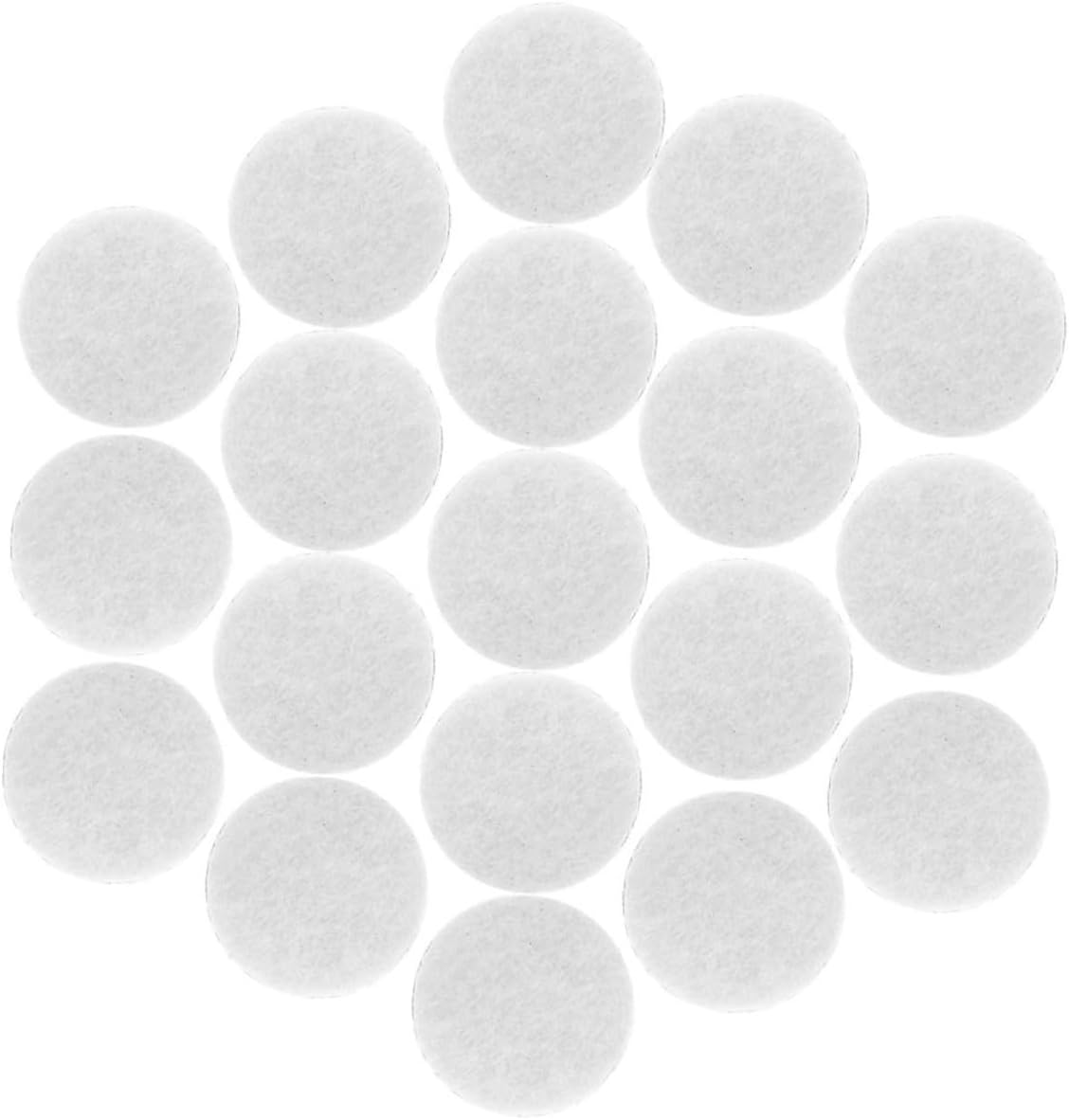 DOITOOL 1500pcs Self-Adhesive Felt Dots for Clothing White Felt Stickers for Projects Fashionable Decorative Patches for Crafts and Apparel
