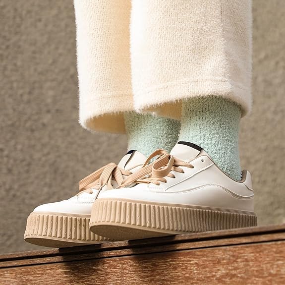 Image of Avisky Slipper Socks Fuzzy Socks for Women Warm Fuzzy Socks Sleep Cozy socks Fluffy Socks Winter Cozy Socks for women