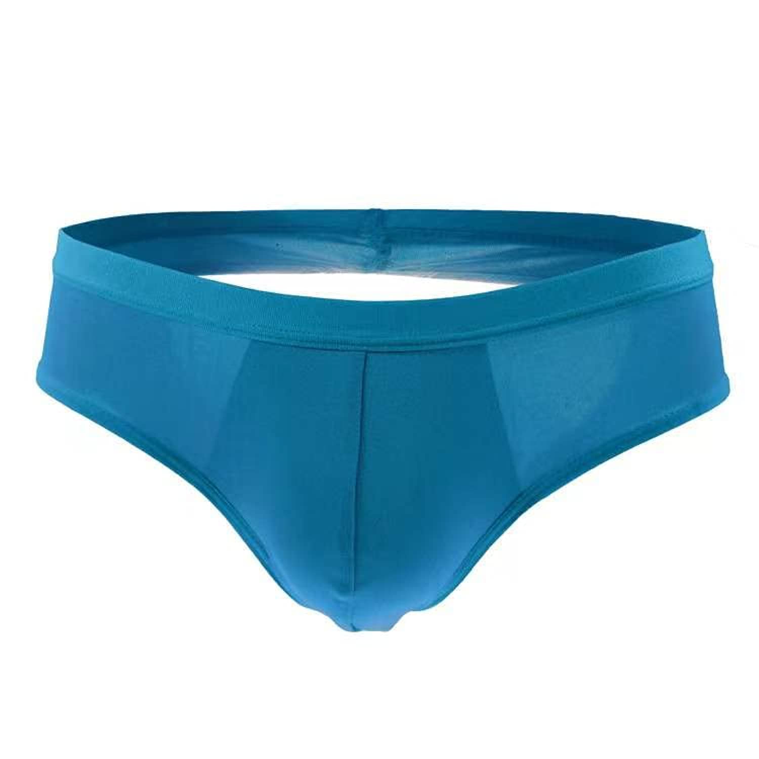 QISHANMen's Blue Jockstrap Athletic Supporters Underwear Multipack Sexy Mesh Low Rise Breathable Performance Jock Strap 079S
