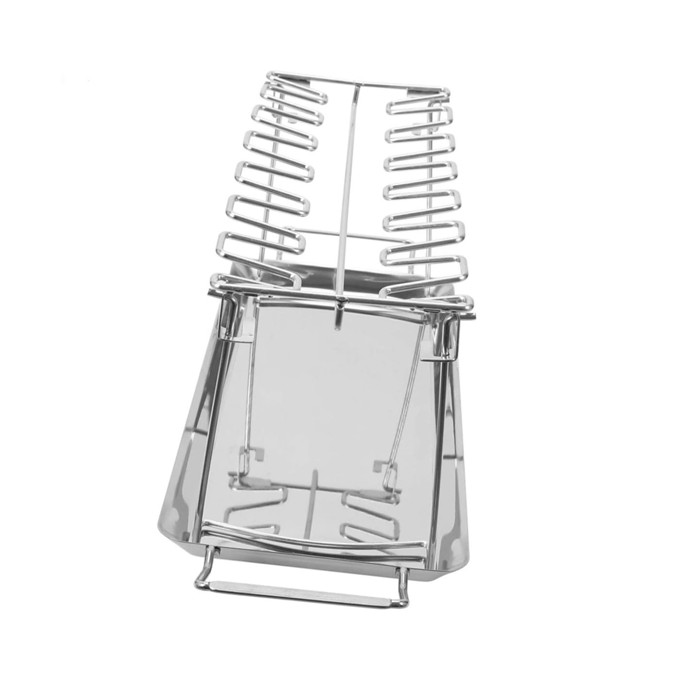 Support de Cuisson Pliable pour Cuisses de Poulet en Acier Inoxydable