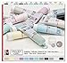 Produktbild Marabu 0261000000088 - Chalky Chic Set mit 12x 100ml deckender, matter Kreidefarbe, Wasserbasis, Dosierverschluss - Rollen, Streichen und Tupfen auf Holz, Metall und Kunststoff, Used Look anschleifbar