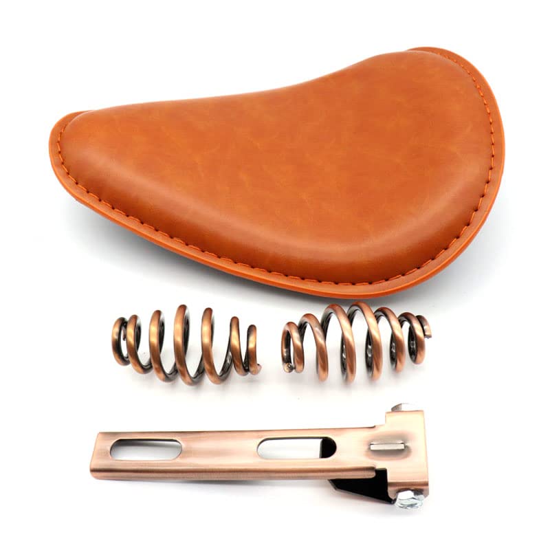 Cojines de asiento para moto custom ideales para rutas largas en Bobber 6