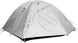 NTK, Barraca para acampamento com avance estruturado fechado Modelo Onix com capacidade para 6 pessoas. Coluna d’água 2.000mm. Modelo Iglu com sobreteto completo. Cinza e Preto