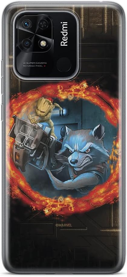 ERT GROUP Mobile Phone case for Xiaomi REDMI 10C Original and Officially Licensed Marvel Pattern Guardians of The Galaxy 008 optimally adapted to The Shape of The Mobile Phone, case Made of TPU