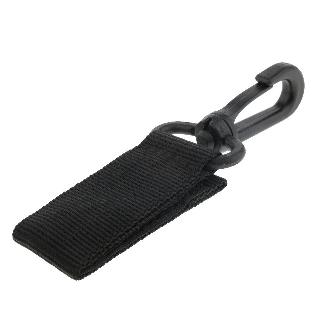 Mousqueton en nylon avec boucle Molle pour accrocher une ceinture Vert militaire Type 2