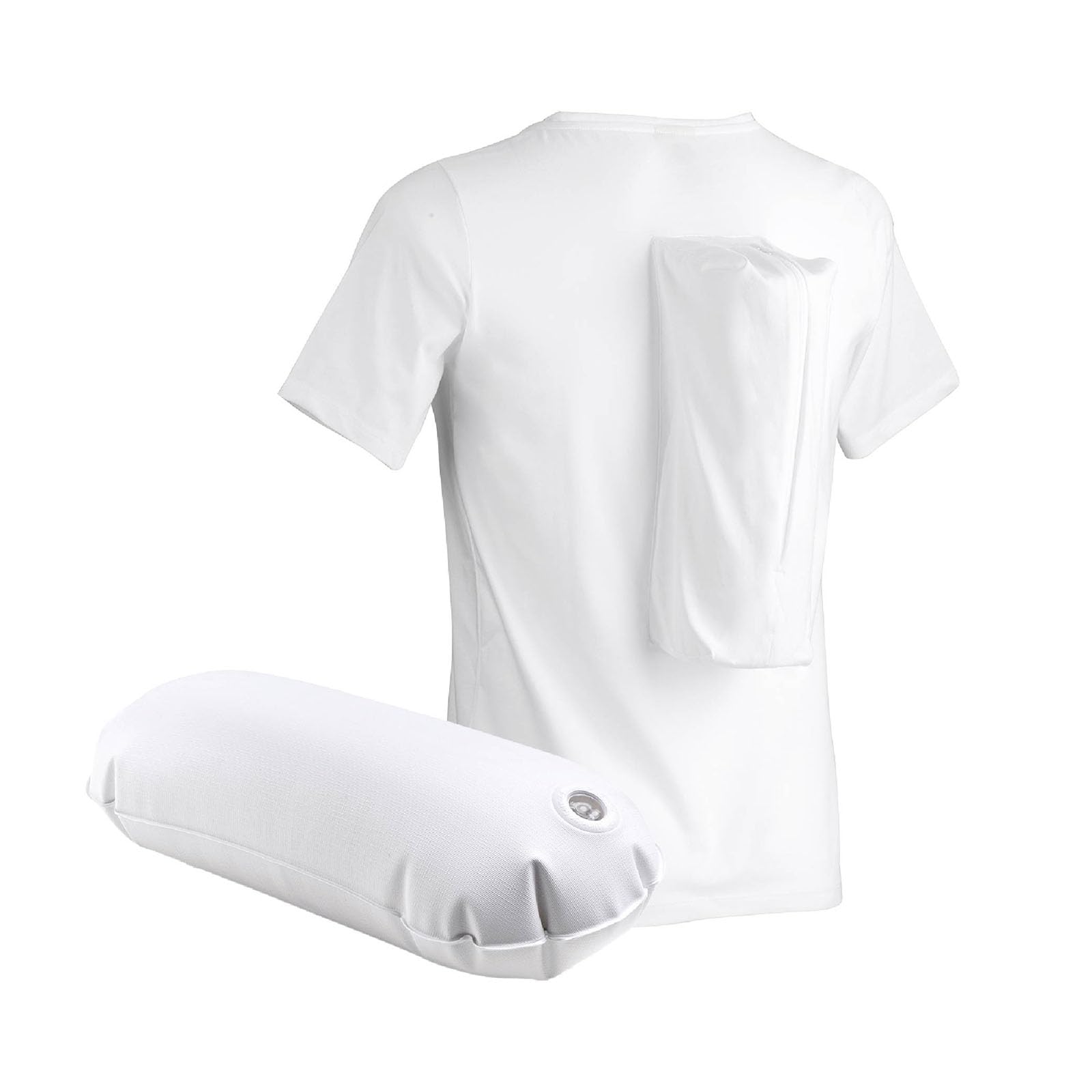 Comfort Anti-Schnarch-Shirt mit Luftkissen, 100% Bio-Baumwolle, Hilfe bei CPAP-Therapie, gegen Schlafapnoe + Schnarchen