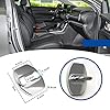 eMagTech 4x Car Door Lock Cover Protector Guard Latch Cap Sticker Buckle Anti-Corrosion Automotive Interior Compatible with XCeed GT Niro Stonic Sportage Stainless Steel Silver #2