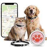 No Monthly Fee GPS Tracker for Dogs, Cats & Items – Remote Audible Alarm, 365-Day Battery Kit, IP67 Waterproof, Real-Time Tracking & History Playback, iOS/Android App