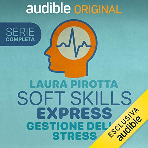 Diseño de la portada del título Soft Skills Express - Gestione dello stress. Serie completa