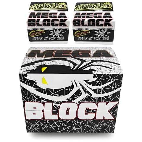 SPIDER CHALK Mega Gym Chalk Block, Lasts 2X Longer, Lab Grade | for Gym, Powerlifting, Made in The USA, ASMR Cover