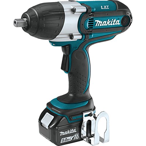 Makita Xwt04Tx 18V Lxt Lithium-Ion Cordless 1/2" Sq. Drive Impact Wrench Kit (5.0Ah), #TOP1