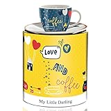 Design Espressotasse mit trendigen Dekoren