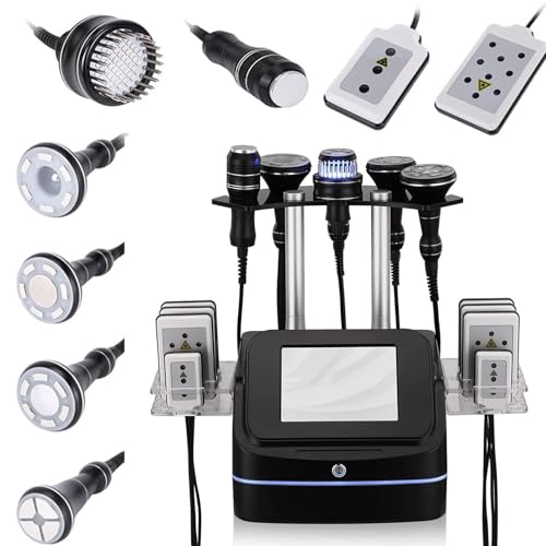 MáQuina De Modelado Corporal 7 En 1, MáQuina De CavitacióN 40k, EliminacióN De Celulitis, Rf Multipolar, VacíO, Microcorriente, Fotones, Masajeador De Contorno Corporal, Equipo De Belleza Para Spa.