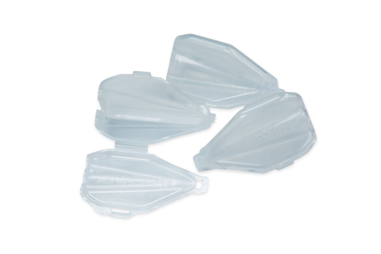 Lot de 6 protections Fletch Pod Violet Limbsaver et Fletching Pod