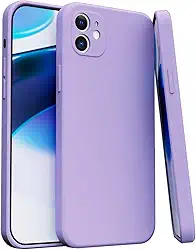 Capa Case Capinha Para iPhone 11 Silicone Aveludada Com Forro aveludado Premium (LILAS)