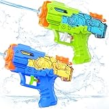 Water Guns for Kids, 2 Pack Mini Squirt Guns with Trigger...