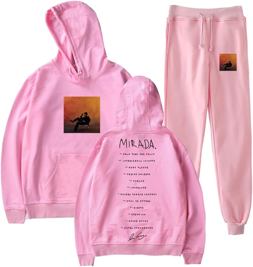 Ivan Cornejo Mirada Merch 2024 Tour Hoodie Jogger Pants Two Piece Set Sweatshirts+Sweatpants Men Women's Set