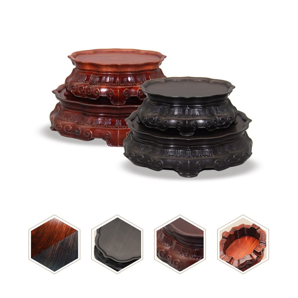 pflanzenständerBonsai-Sockel, kleiner Holzsockel, rotes Moiré-Palisander, Buddha-Statue, Vasenhalter, Kistler-Teeservice, Blumentopf, Aquarium, Kunsthandwerk, Ornamentsockel, Pflanzenpräsent