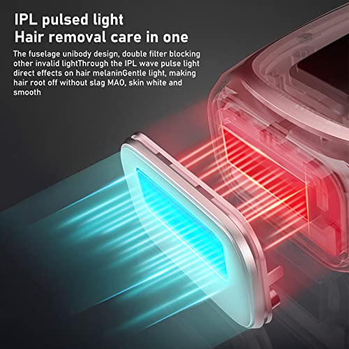 IPL-Haarentfernungsgerät, mit ICE-Kühlsystem, 990000 Impulse, schmerzloses Hautverjüngungs-Haarentfernungsgerät (Weiß) - Image 3