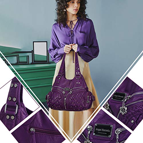 Image of Angel Barcelo Purses for Women Large Shoulder Bag Soft Hobo Bags for Women