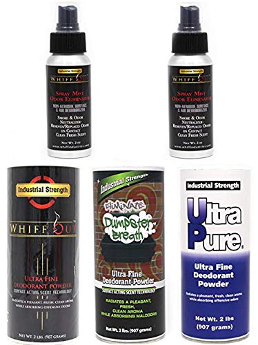 Whiff Out & Ultra Pure Deodorant Powder and Spray