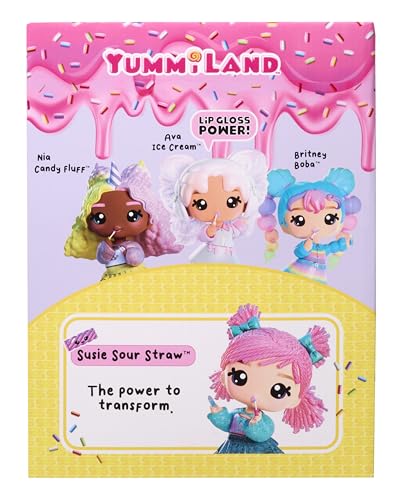 Muñeca Yummiland Susie Sour Straw con Brillo Labial Aromático miniatura 7
