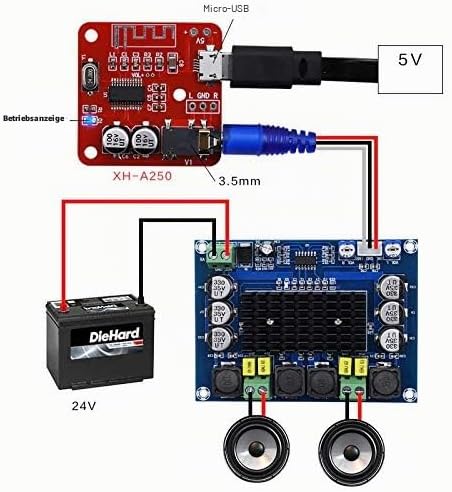DollaTek Bluetooth 4.2 Decoder Board Lossless Receiver Module DIY Car Audio Amplifier Modified Wireless Speaker