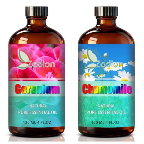 Aceite esencial de manzanilla y geranio 4 Fl Oz