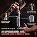 Imagen de BIGCAT ROAR Wild  Cuchillo Caza Acero de Damasco Artesanal 25 4 cm